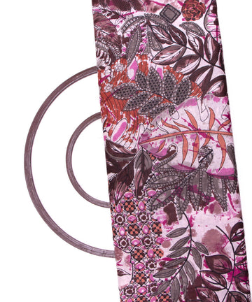 Multi Colour Leaf Print Mulmul Cotton Fabric